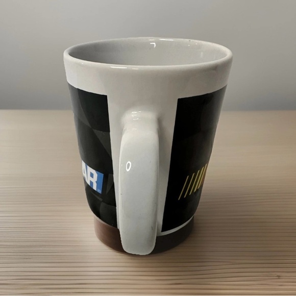 NASCAR Coffee Mug Black And White Checkered Flag 2004 One Small Scratch - Picture 2 of 9